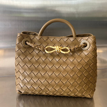 BV SMALL ANDIAMO 25CM BROWN LAMBSKIN House Of Sarah