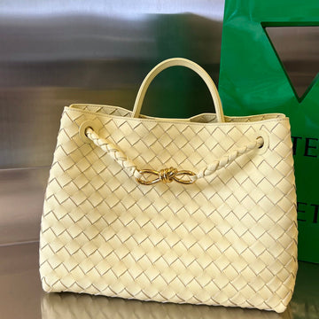 BV MEDIUM ANDIAMO 32CM LIME LAMBSKIN House Of Sarah Bags