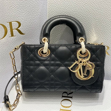 MICRO LADY D-JOY 16.5 BLACK LAMBSKIN By House Of Sarah