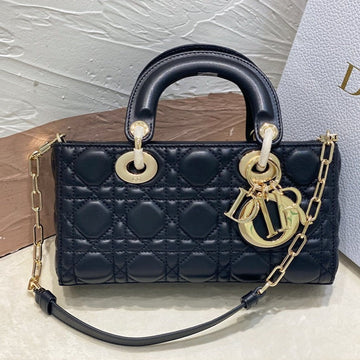 SMALL LADY D-JOY 22 BLACK LAMBSKIN House Of Sarah Bags