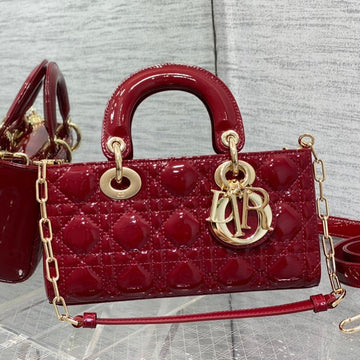 SMALL LADY D-JOY 22 RED PATENT CALFSKIN House Of Sarah