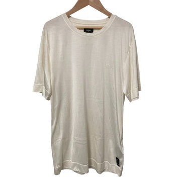 Fendi LOGO SILK Short Sleeve T-Shirt Silk T-Shirt