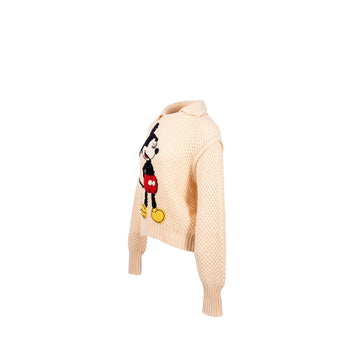 Gucci X Disney Size M Mickey Mo  Sweater Wool White/Mulitcolour