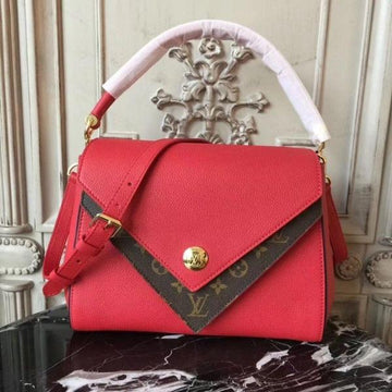 LV Double V Handbag Rubis