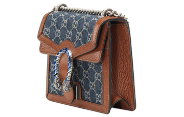 (WMNS) GUCCI Dionysus Single Shoulder Bag Mini Blue/Brown 421970-2KQFN-4483