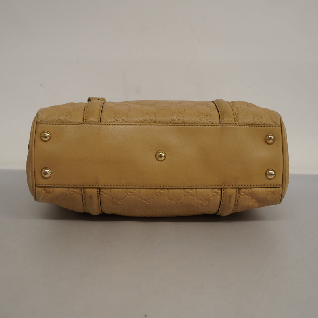 GUCCI ssima Handbag 170009 Women's Leather Handbag Beige