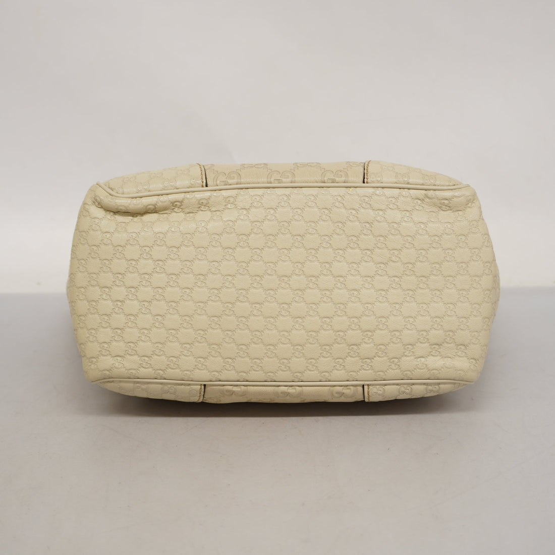 GUCCI ssima Tote Bag  Shima 353119 Women's Leather Tote Bag Ivory