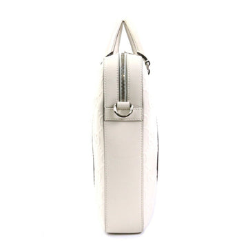 GUCCI Handbag Crossbody Shoulder Bag GG Pattern Leather Ivory Men's 658573