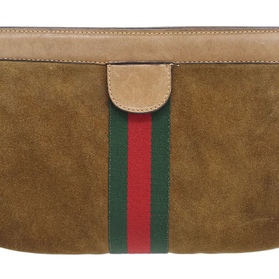 GUCCI   Clutch Bag Sherry Line Perfume Suede Second Women's
