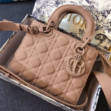 MEDIUM LADY 20 BAG IN CAMEL BROWN CALFSKIN House Of Sarah