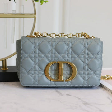 CARO MINI BAG 20 IN LIGHT BLUE CALFSKIN House Of Sarah Bags