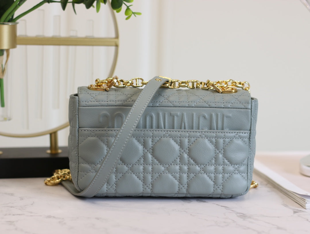 CARO MINI BAG 20 IN LIGHT BLUE CALFSKIN House Of Sarah Bags