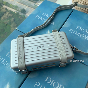 RIMOWA 20 CASE BAG IN GREY ALUMINUM MAGNESIUM House Of Sarah