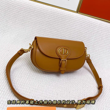 MINI BOHouse Of SarahY EAST-WEST 20 BAG IN CHOCOLATE BROWN CALFSKIN House Of Sarah