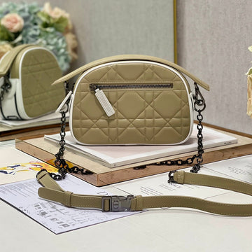 VIBE HOBO 22 BAG IN ECRU BEIGE CALFSKIN House Of Sarah Bags