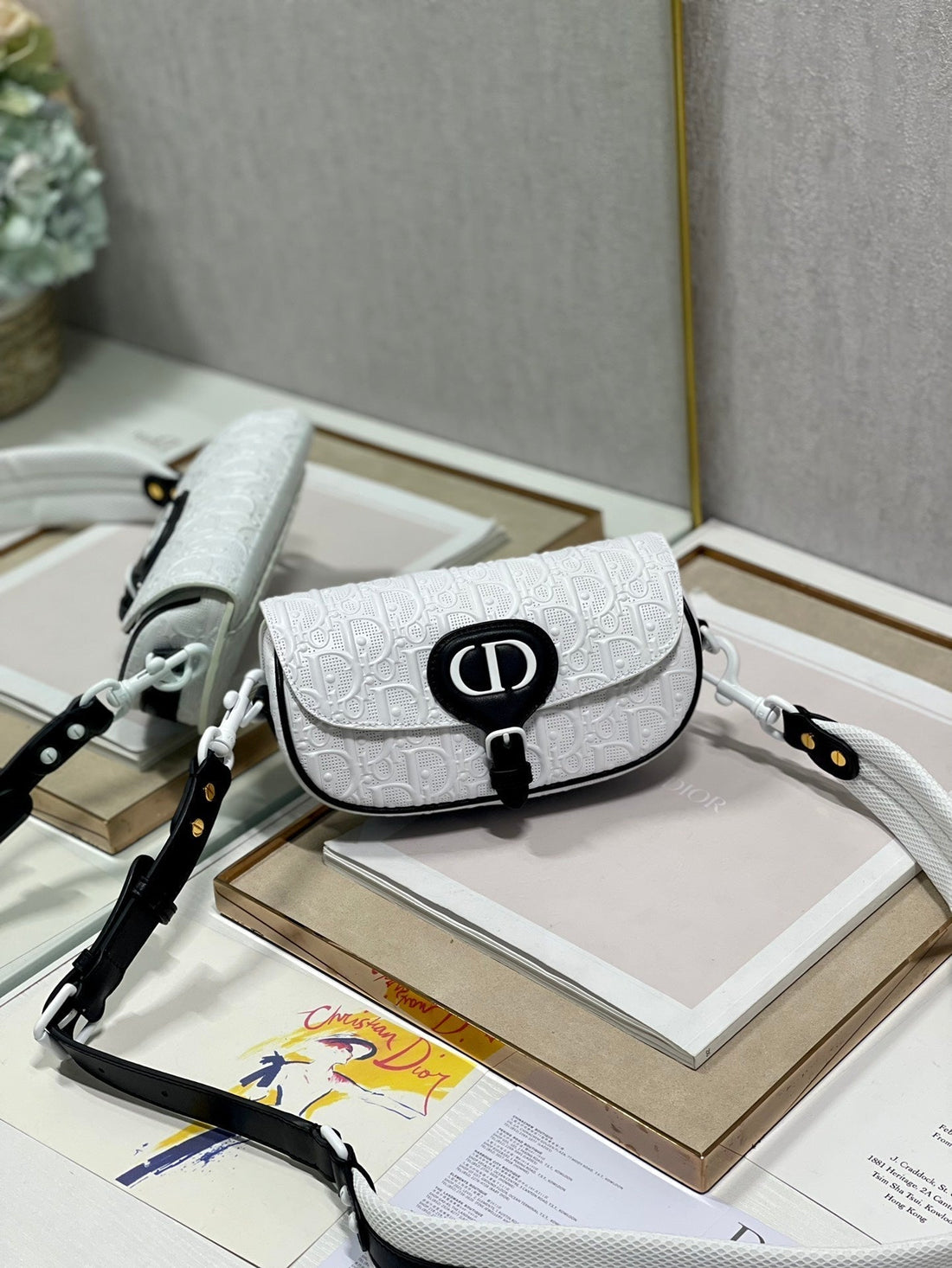 BOHouse Of SarahY EAST-WEST 21 BAG IN WHITE LAMBSKIN By House Of Sarah