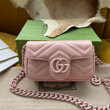 MARMONT MINI HANDBAG 16 IN LIGHT PINK CALFSKIN House Of Sarah Bags
