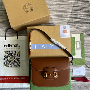 GG HORSEBIT 1955 MINI BAG 25 IN CINNAMON BROWN CALFSKIN House Of Sarah