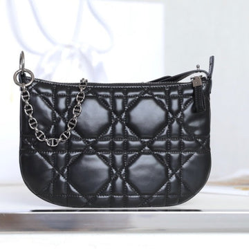 MINI CARO BAG 25 IN BLACK LAMBSKIN By House Of Sarah