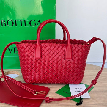 MINI CABAT 20 IN RED LAMBSKIN House Of Sarah