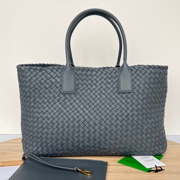 LARGE CABAT 51 IN ONYX BLACK LAMBSKIN House Of Sarah