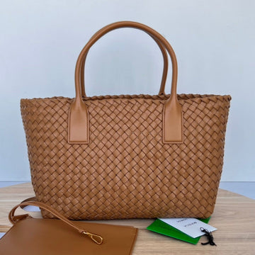 SMALL CABAT 32 IN BRONZE BROWN LAMBSKIN House Of Sarah