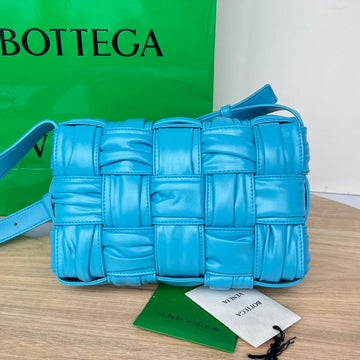 CASSETTE 28 IN SKY BLUE SOFT LAMBSKIN House Of Sarah