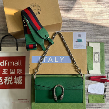 DIONYSUS SMALL 25 BAG IN EMERALD GREEN CALFSKIN House Of Sarah