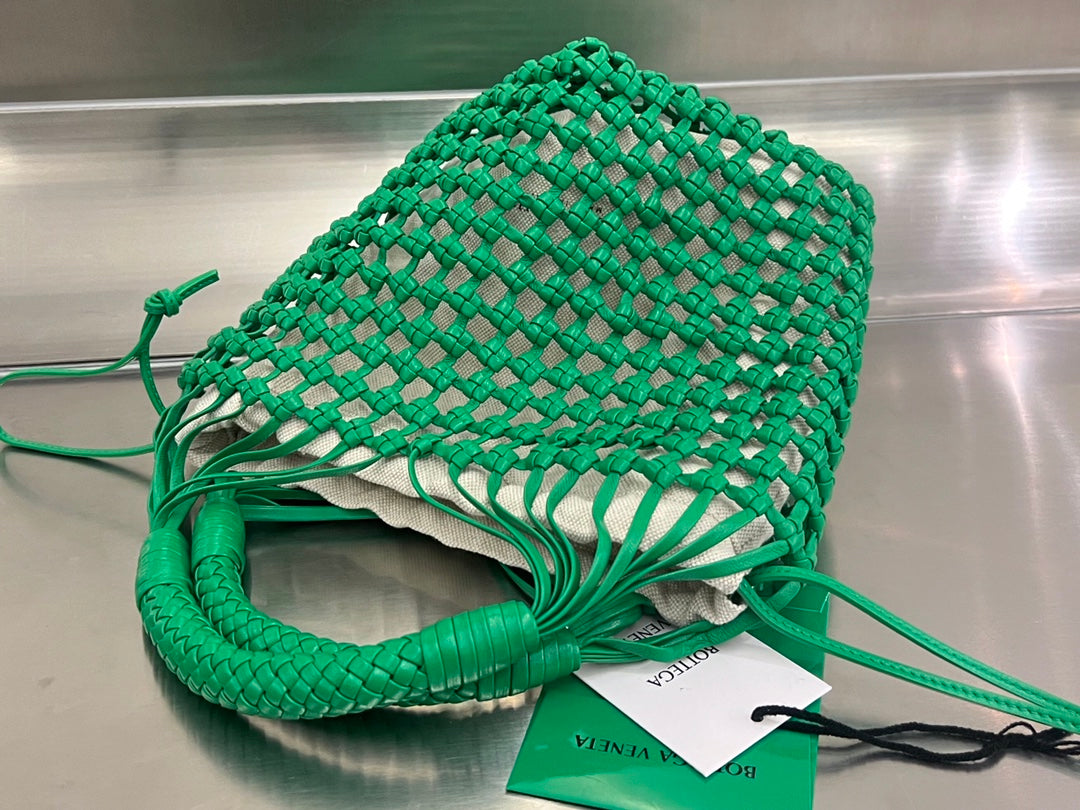 CAVALLINO 23 BAG IN GREEN LAMBSKIN House Of Sarah