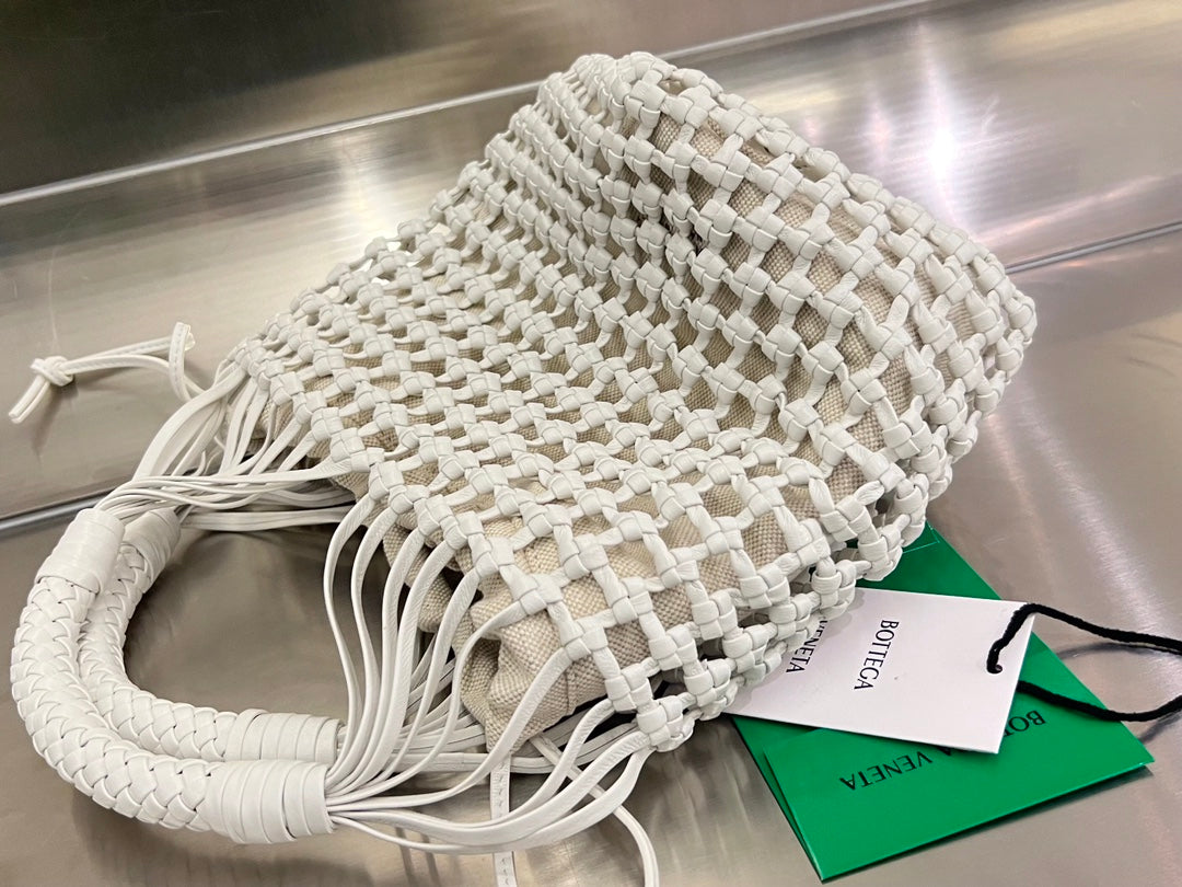 CAVALLINO 23 BAG IN WHITE LAMBSKIN by House Of Sarah