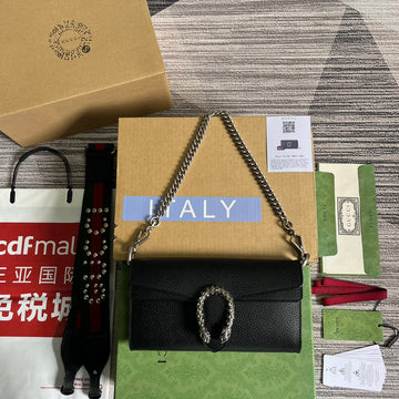 DIONYSUS SMALL 25 BAG IN BLACK CALFSKIN House Of Sarah
