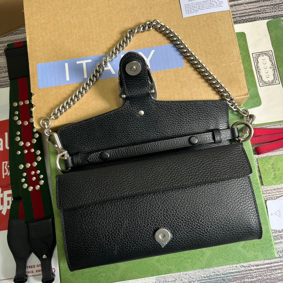 DIONYSUS SMALL 25 BAG IN BLACK CALFSKIN House Of Sarah