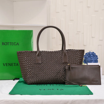 Large Cabat 45cm Chocolate Lambskin Ghw House Of Sarah