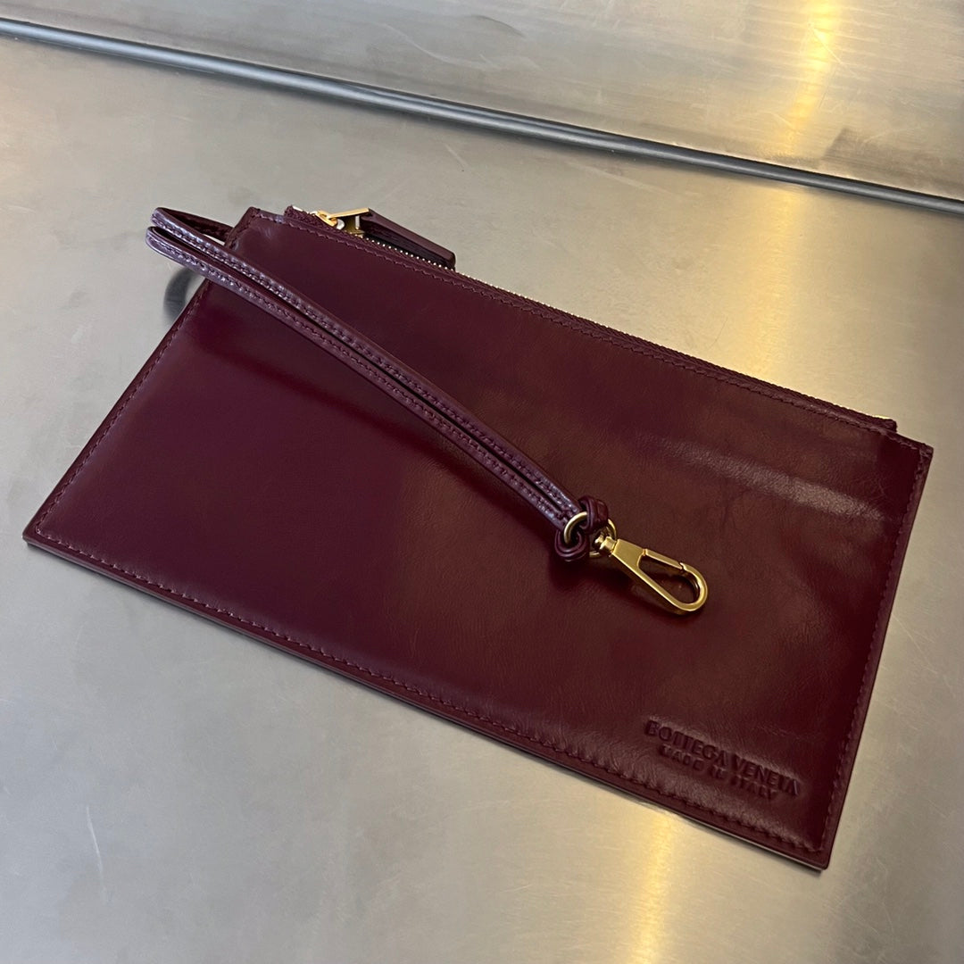 SMALL ARCO TOTE 30 IN WINE RED SOFT LAMBSKIN House Of Sarah