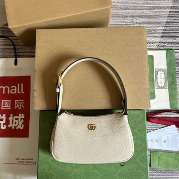APHRODITE MINI 21 SHOULDER BAG IN WHITE CALFSKIN House Of Sarah