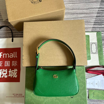 APHRODITE MINI 21 SHOULDER BAG IN EMERALD GREEN CALFSKIN House Of Sarah