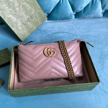 GG MARMONT MINI 22 HANDBAG IN LIGHT PURPLE CALFSKIN House Of Sarah Bags