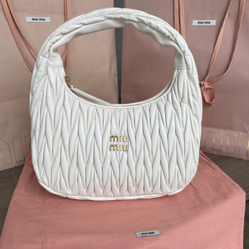 WANDER 29 BAG IN WHITE LAMBSKIN House Of Sarah
