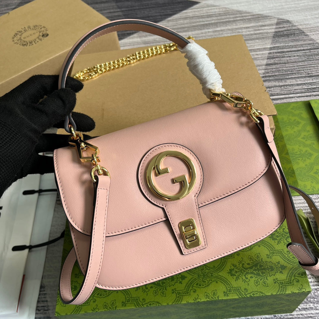 BLONDIE 23 TOP-HANDLE BAG LIGHT PINK CALFSKIN House Of Sarah