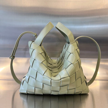 MEDIUM 28 CASSETTE GREY LAMBSKIN House Of Sarah Bags