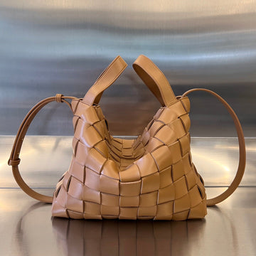MEDIUM 28 CASSETTE PEANUT BROWN LAMBSKIN by House Of Sarah