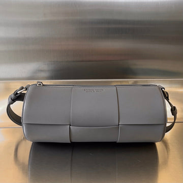 CYLINDER CASSETTE 30 IN LAVA GRAY CALFSKIN by House Of Sarah