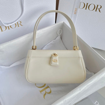 MEDIUM 22 KEY HANDBAG IN WHITE CALFSKIN House Of Sarah Bags