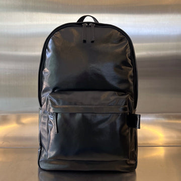 MEDIUM ARCHETYPE 46 BLACK LAMBSKIN BACKPACK by House Of Sarah