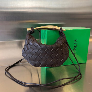 SARDINE 20 WITH CHAIN IN BLACK LAMBSKIN House Of Sarah Bags