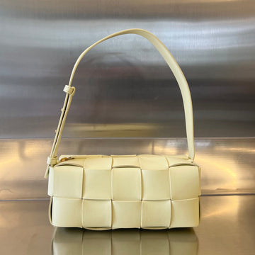 BRICK CASSETTE 28 IN PASTEL YELLOW CALFSKIN House Of Sarah Bags