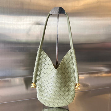 MINI SOLSTICE 30 SARDINE GREY LAMBSKIN House Of Sarah Bags
