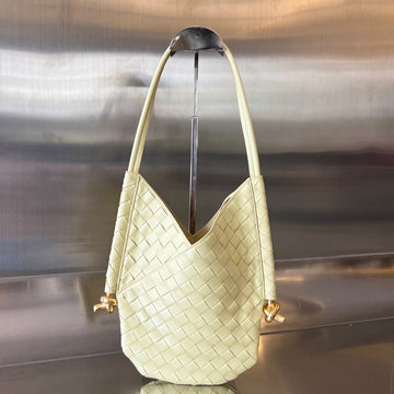 MINI SOLSTICE 30 DARK CREAM LAMBSKIN House Of Sarah Bags