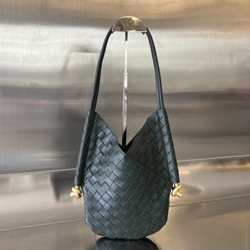 MINI SOLSTICE 30 BLACK LAMBSKIN House Of Sarah Bags