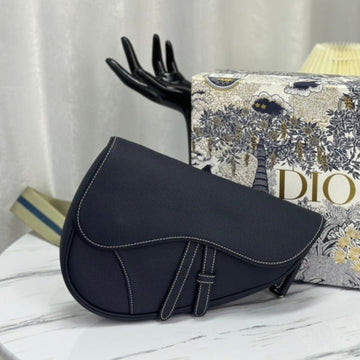 SADDLE 28 BAG IN BLACK LAMBSKIN By House Of Sarah